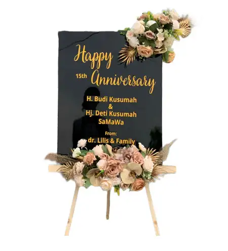 Papan Bunga Akrilik Bangkunat